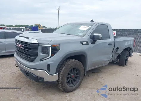 2024 GMC Sierra 1500 4Wd Standard Box Pro from USA, damaged, VIN 3GTNUAEK2RG420202